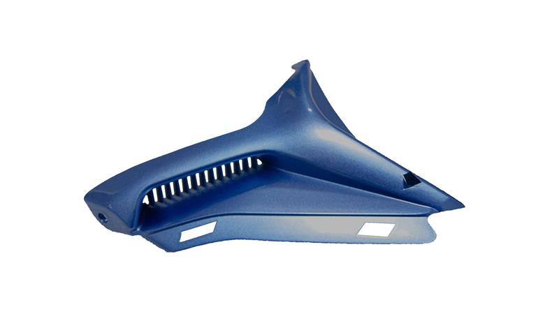 DEPO ÜST MUHAFAZASI HAVALANDIRMA PLASTİĞİ SOL MAVİ (RZ125-X)